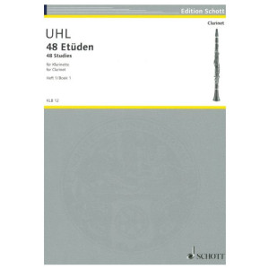 48 Studies, vol. 1, for Clarinet, A. UHL